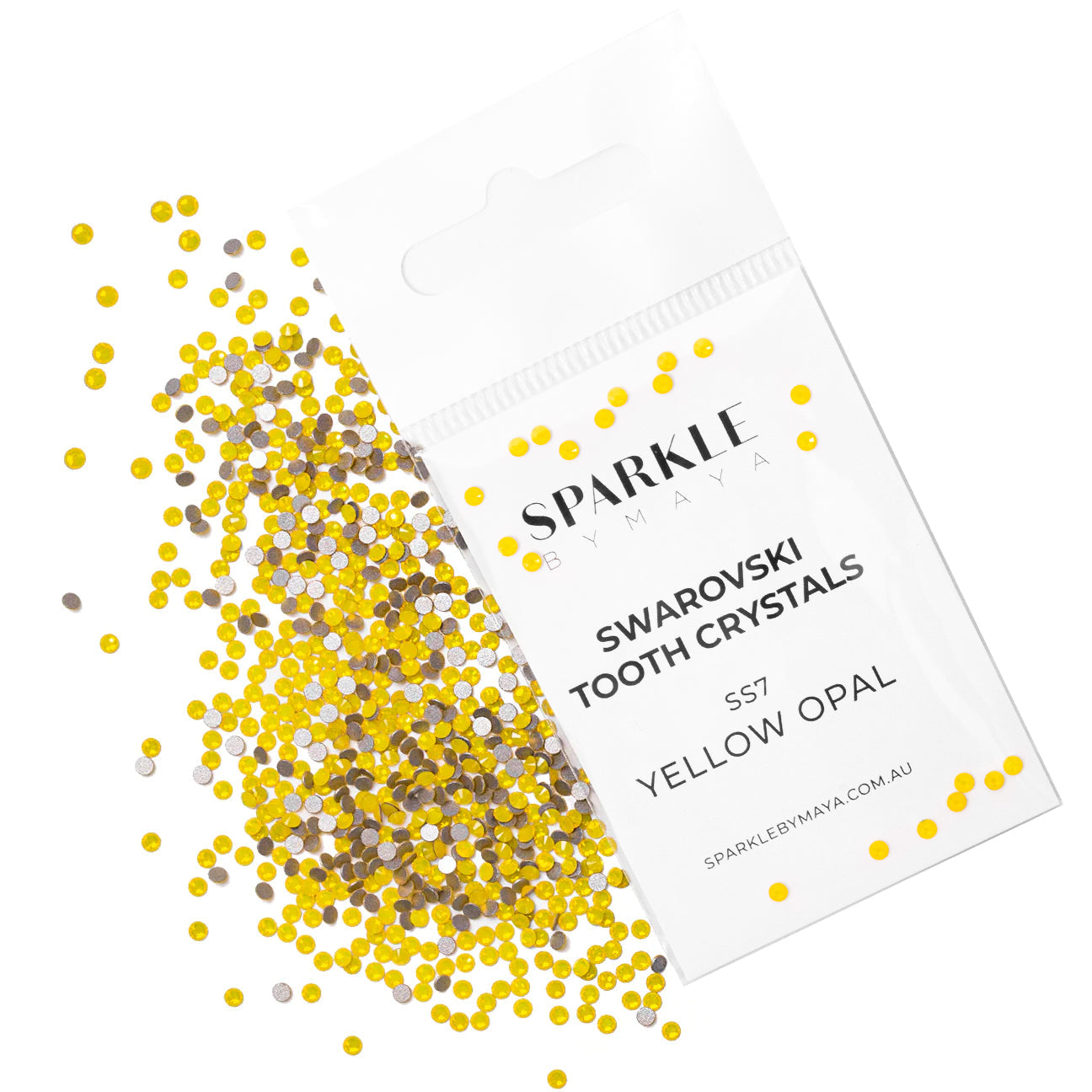 SWAROVSKI GEMS - YELLOW OPAL